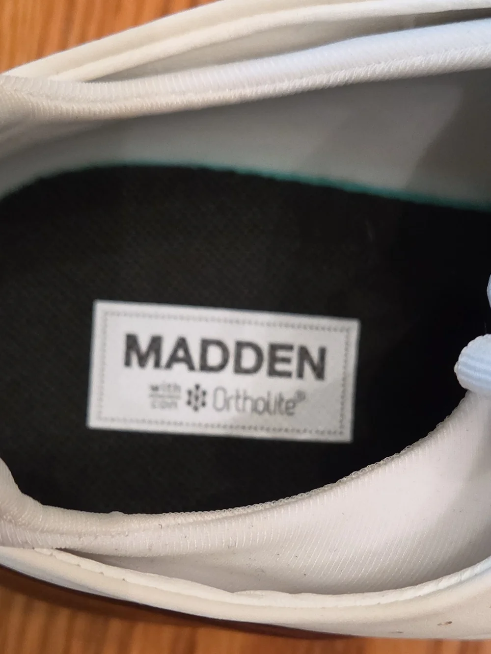 MADDEN Orthopedic Men's All-White Athletic Sneakers - Lightweight  Trainers S 9
